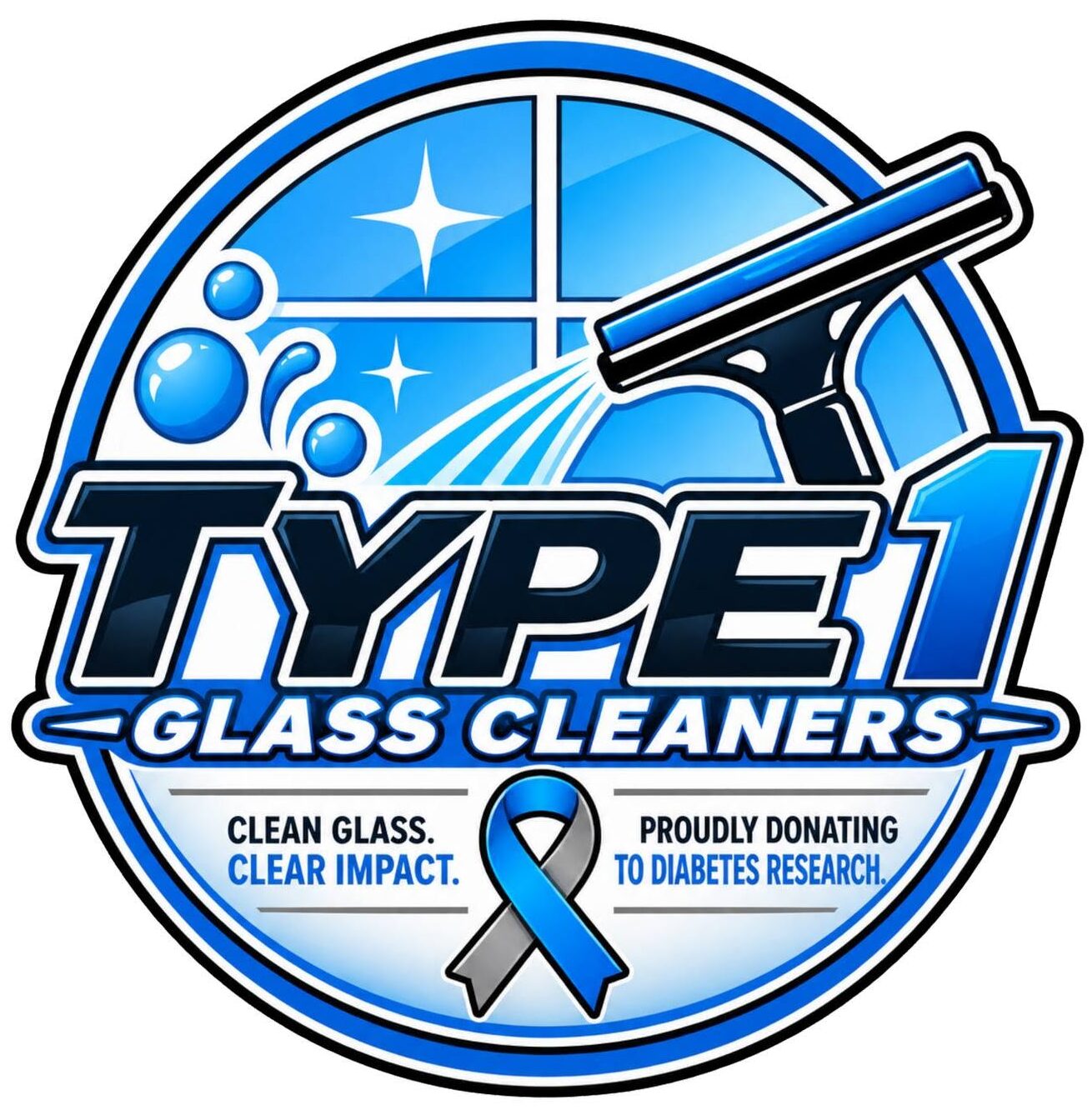 Type One Glass Cleaners logo